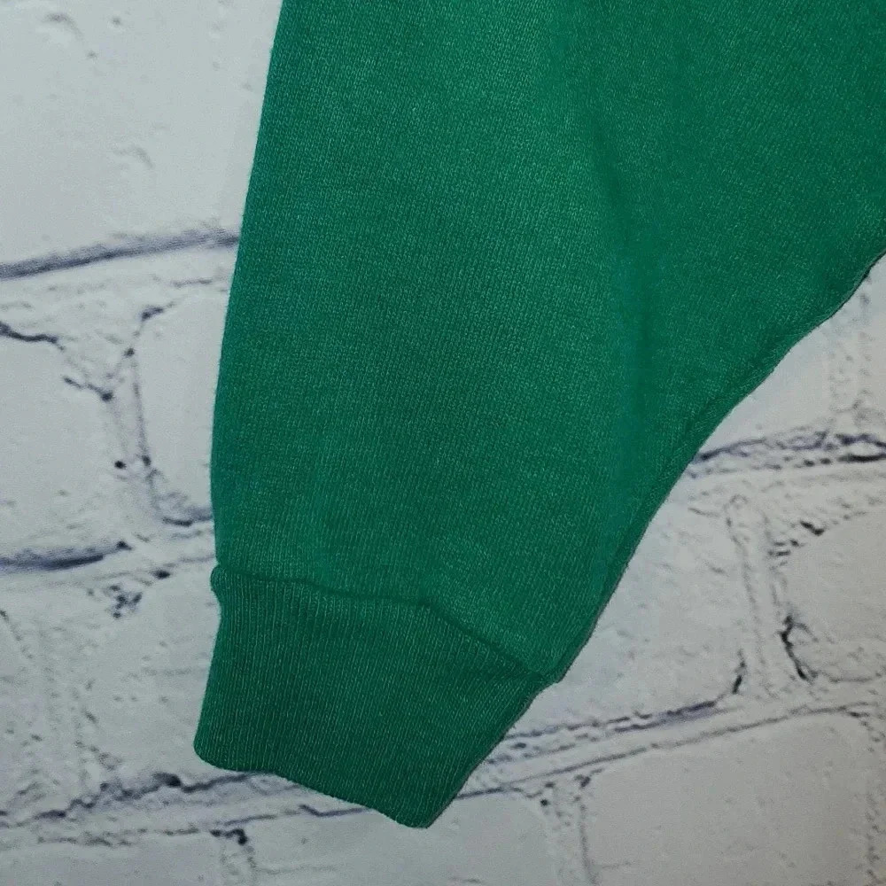 Vintage 90's Hanes Sport Christmas Tree Long Sleeve Sweatshirt - Picture 5 of 6